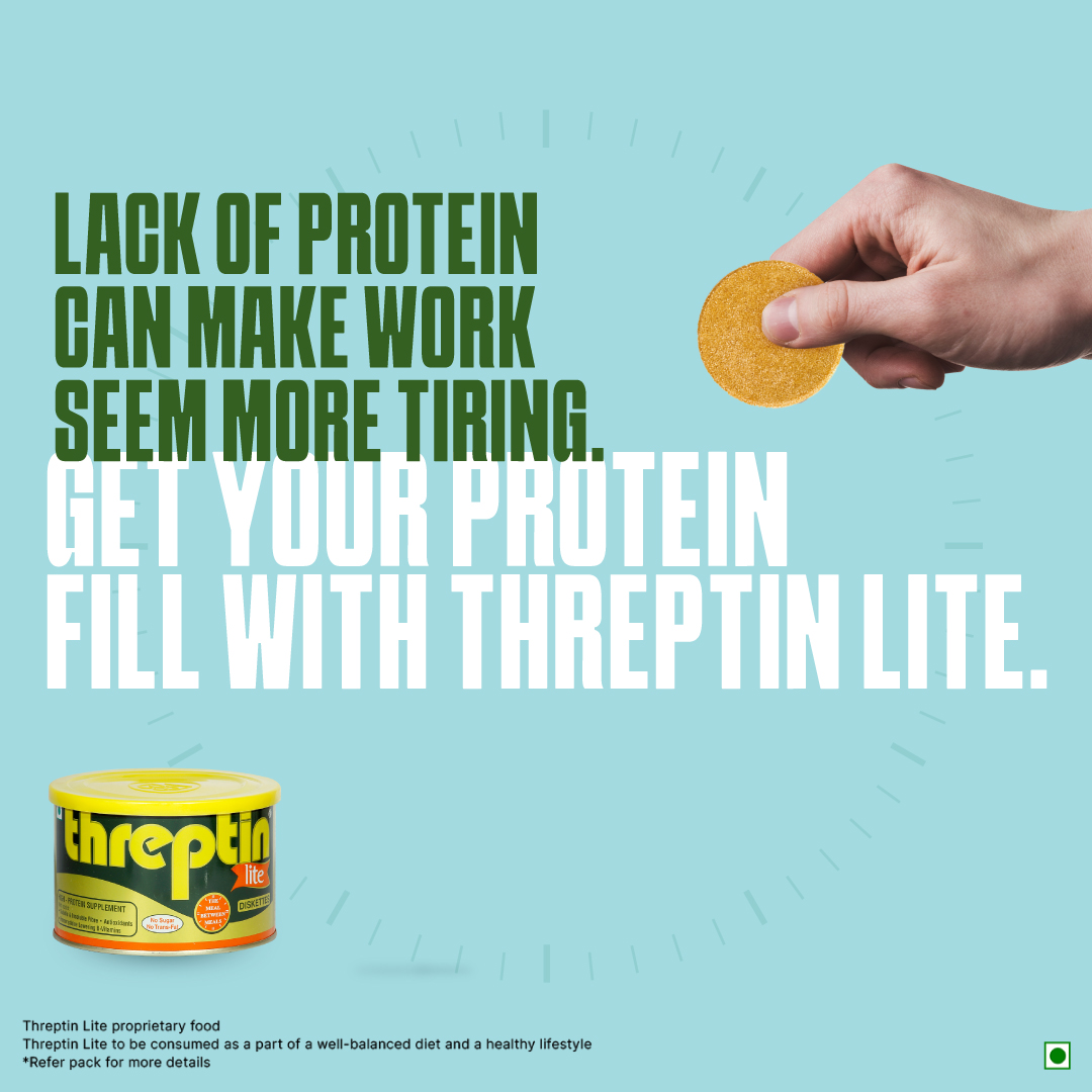 ThreptinProtein's tweet photo. Low protein = more fatigue at work. Just 3-5 diskettes twice daily can help you fill your protein gap.

#ThreptinLite #ProteinGap #EnergyBoost #EasyToEat #SugarFree #EssentialVitaminsAndFibre https://t.co/p30J22XRE3