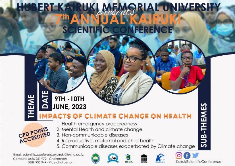 The Academic Organizing Committee under the ministry of Education of Hubert Kairuki Memorial University Students Association (HKMUSA) is delighted to announce the Seventh Karuki Annual
Scientific Conference to be held on 16th to 17th June, 2023.
Dont plan to miss out.