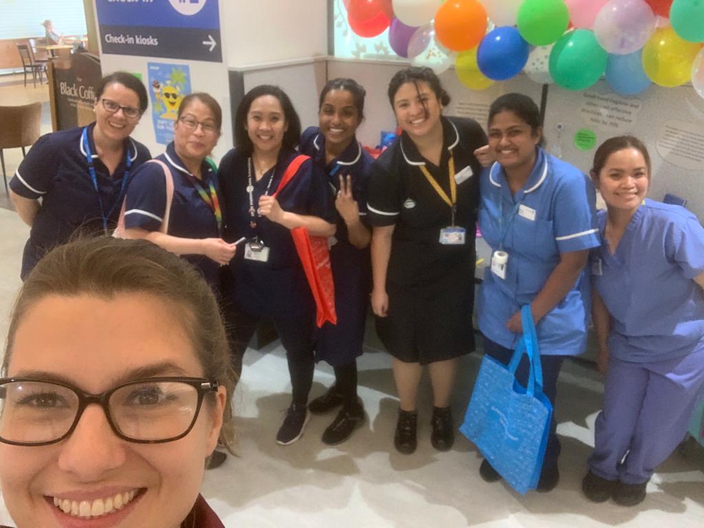 GiftyAnoop's tweet photo. #WorldHandHygieneDay2023:
 inviting MDT to the IPC stall at FirstFloor near Outpatients. Lets work together towards reducing impact of HCAIs &amp; AMR@tomjacques @Caitrionanolan @MariaOzunu @ImperialNHS @IPS_Infection @TraceyGalletly @MicaBez @MGilchrist123 https://t.co/feeYeZS8g8