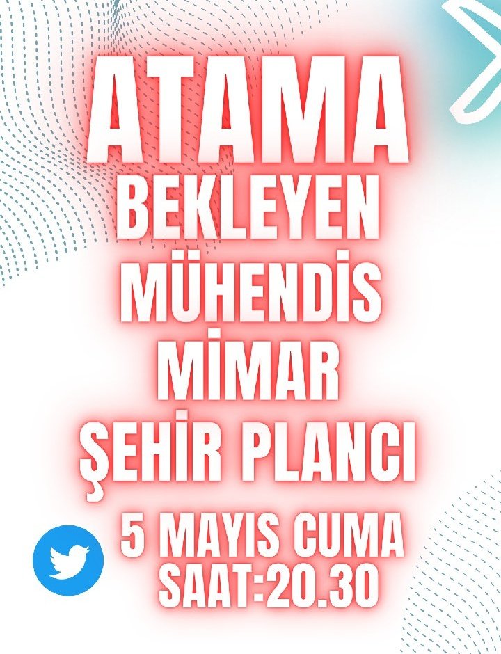Atama bekleyen Mühendis, Mimar ve Şehir Plancılar olarak akşam desteklerinizi bekliyoruz 📢