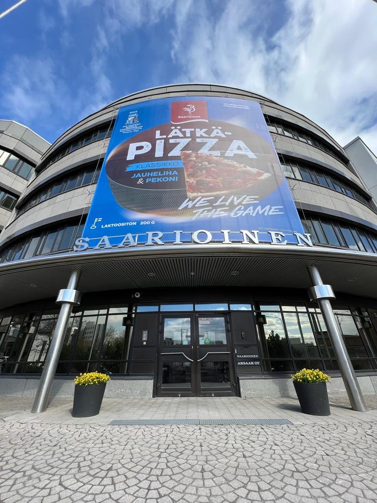 SivunenJussi's tweet photo. Nyt on väkevää! #tampere #lätkäpizza #saarioinen #welivethegame #IceHockey #pizza https://t.co/Kb5mbTAhcx