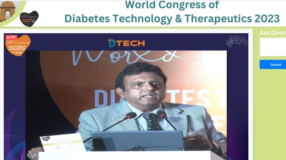 SportifyG's tweet photo. Inspiring talk by DR. SHARAD KUMAR AGARWAL, National President of Indian Medical Association (#IMA).
IMA @IMAIndiaOrg respect every pathy.
#4LacDoctors #DTech2023 #DTech https://t.co/4mZeCSMEWZ