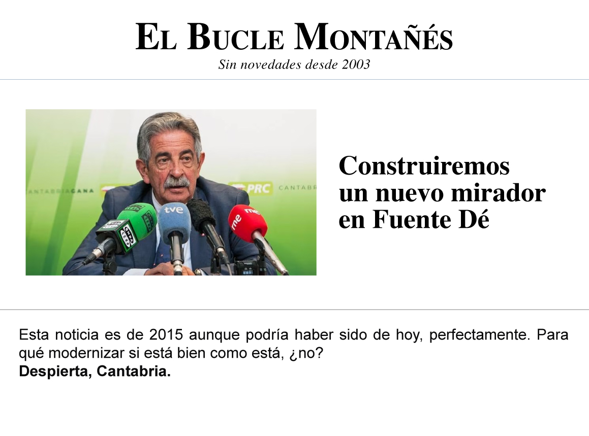 buclemontanes's tweet photo. 🔴 ÚLTIMA HORA de hace 8 años.
 
Se le habrá pasado, claro, como por ahí no se va a Madrid...
#DespiertaCantabria https://t.co/fePuSRY0eD