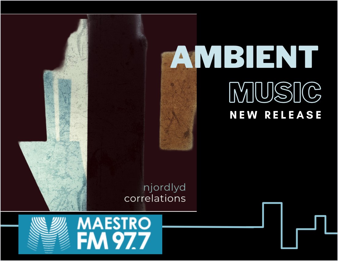 Special thanks to Fresh Sly at Maestro FM 97.7 for placing 'Njordlyd - Correlations Part Four” @cmfaarvang on rotation : maestrofm.md/online #music #ambient