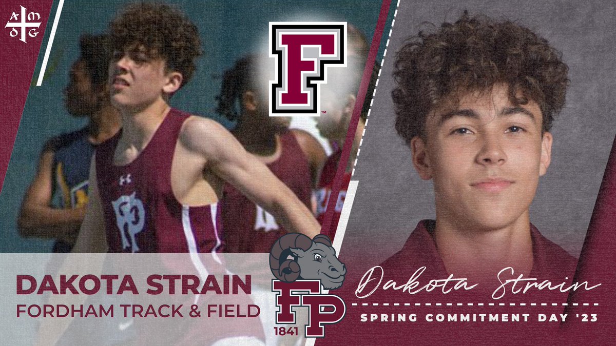 FP_Sports's tweet photo. Committed. Dakota Strain 🤝 @FordhamTFXC 🏃‍♂️

#SpringCommitmentDay23 #FPRamily #AMDG https://t.co/Ib7rtk0bFA