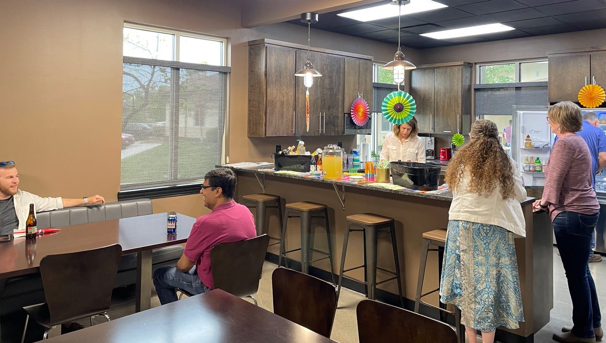 TREKKDesign's tweet photo. TREKK's KC office had a lot of fun at our pre-Cinco de Mayo happy hour and rocket launching contest yesterday. Congratulations to Lemuel (1st place); the team of Joann, Ethan &amp; Bryson (2nd place); and Derrick (3rd place) for creating rockets that flew the farthest! #oneTREKK https://t.co/p3Qmb8vfBH