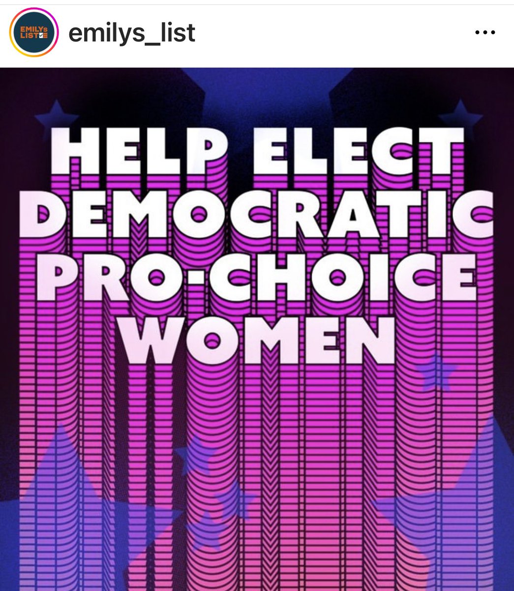 What Emily said…@emilyslist #vote4women #EveryVoteCounts #electmorewomen