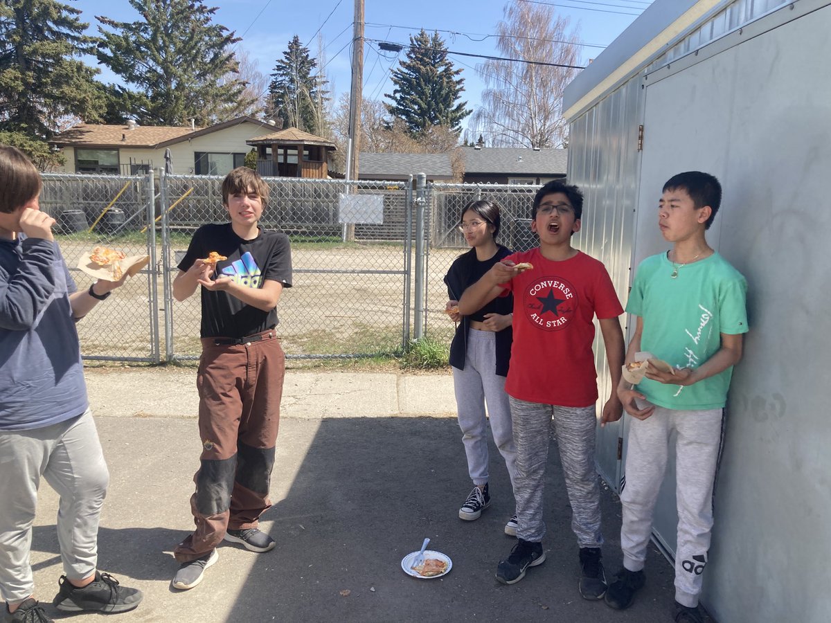 Outdoor Ed pizza party ⁦<a href="/connectcharter/">Connect Charter</a>⁩