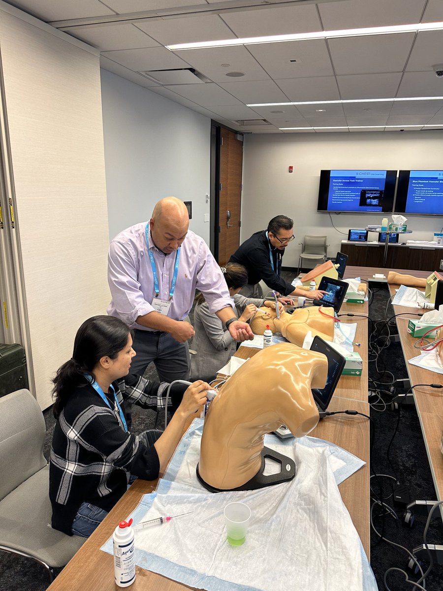 Ariel Shiloh (@arielshiloh) on Twitter photo CHEST POCUS: Integration into clinical practice. Hands on task training with high fidelity simulators and amazing teacher to student ratios! <a href="/accpchest/">CHEST</a> #pocus <a href="/KLynQ/">Kenneth Lyn-Kew</a> <a href="/Dockorkydo/">Keith Guevarra</a> <a href="/ParuPatrawalla/">PPat</a> <a href="/drcastillovega/">Sonia Castillo, MD, FCCP</a> CHEST POCUS: Integration into clinical practice. Hands on task training with high fidelity simulators and amazing teacher to student ratios! <a href="/accpchest/">CHEST</a> #pocus <a href="/KLynQ/">Kenneth Lyn-Kew</a> <a href="/Dockorkydo/">Keith Guevarra</a> <a href="/ParuPatrawalla/">PPat</a> <a href="/drcastillovega/">Sonia Castillo, MD, FCCP</a>