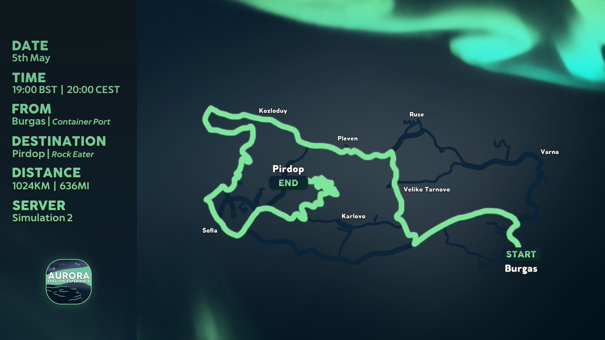 It’s convoy day! In a few hours time we will be taking to the scenic country roads of Bulgaria! We hope to see you all there 💚
