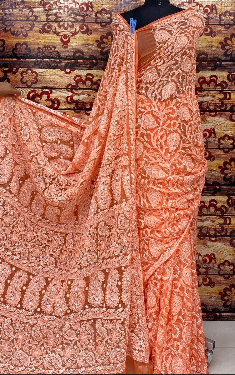 apparelschikan's tweet photo. Tepchi Chikankari Hand Embroidery Saree.
Fabric Georgette
Length 6.5 meter
PRICE : 1100₹
WHOLESALE
#CHIKANKARI #SAREE #WHOLSALE https://t.co/xfvTmkNp3J