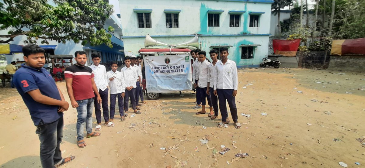 Mobilizing the community at all levels on the issue of the Scarcity of Safe Drinking water in the Basirhat locations , West Bengal.
