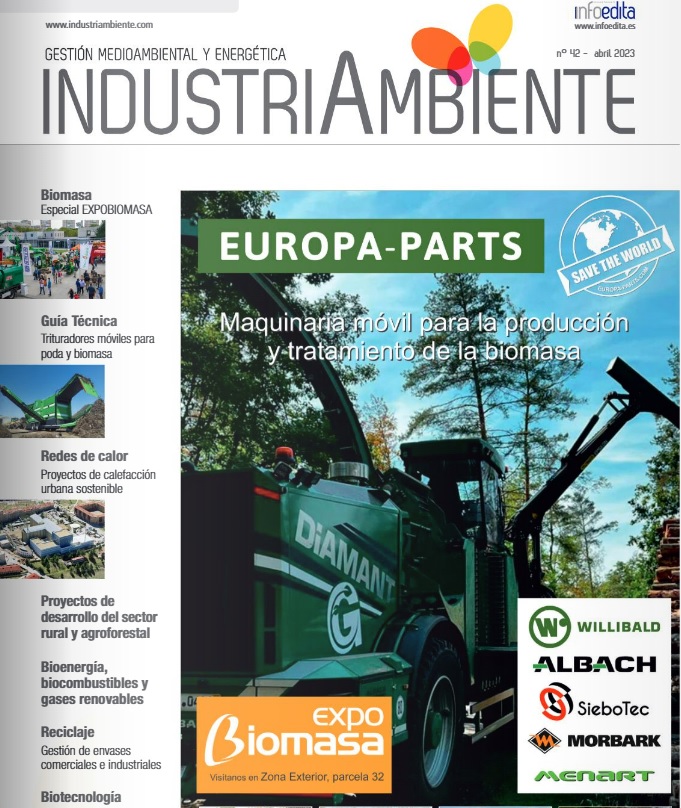 industriambient's tweet photo. Especial de #bioenergía de #IndustriAmbiente
¡Con distribución especial en @EXPOBIOMASA!
¡No te lo pierdas!
https://t.co/WidLIY2yyJ
#biomasa #redesdecalor #bioenergía #gasesrenovales #biocombustibles #biotecnología #biometano #trituradoresmóviles #reciclaje #economíacircular https://t.co/LFCYZSq9Jh