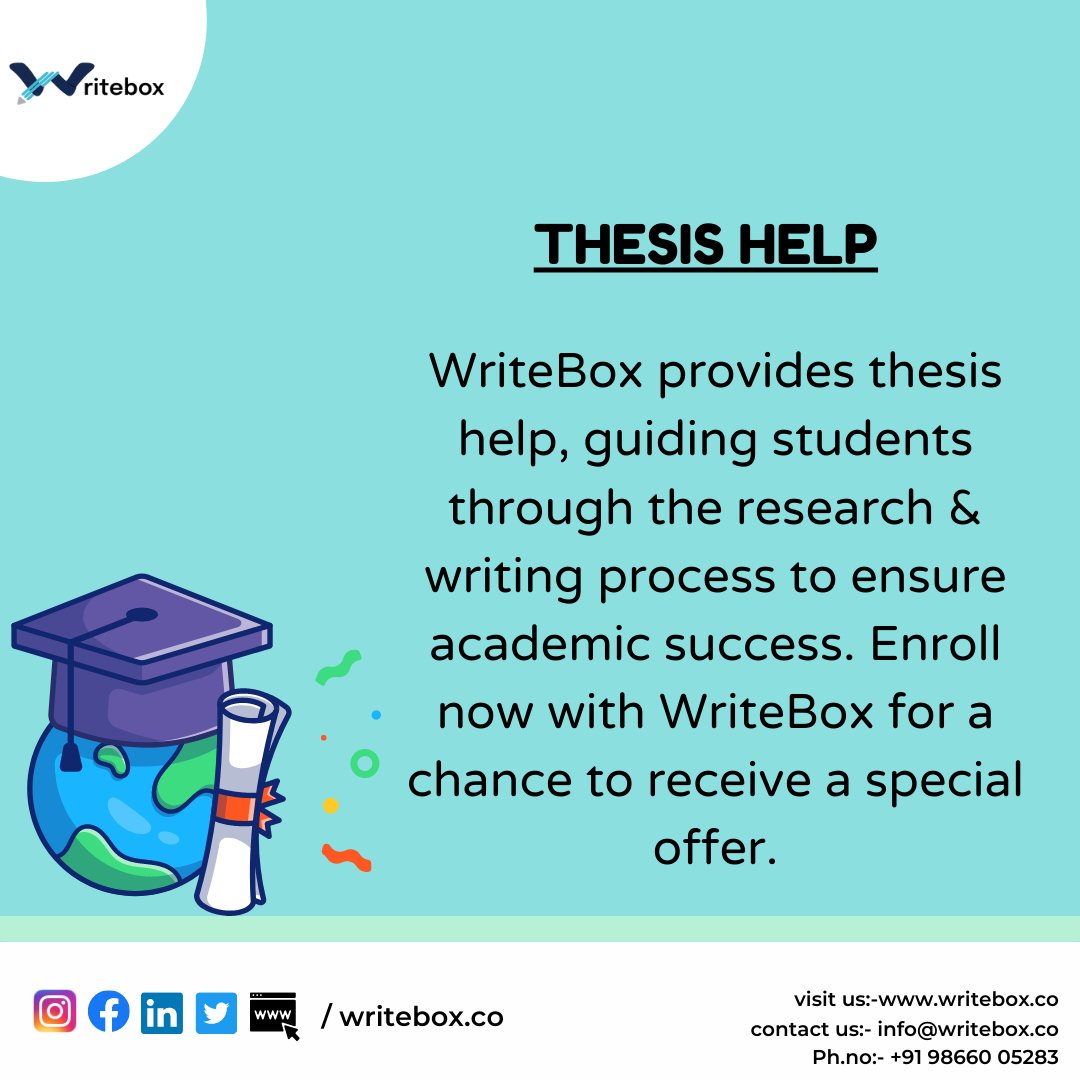writebox_help's tweet photo. Get 1:1 mentorship and writing services on all business and economics subjects for masters, PhD and postdoc.
#Writebox #WritingServices #CrashCourse #ProfessionalWriting #DissertationHelp #WriteMyThesis #AcademicSupport #masters #WritingCommunity #postdoc #mentorship https://t.co/CxgsTW51qf
