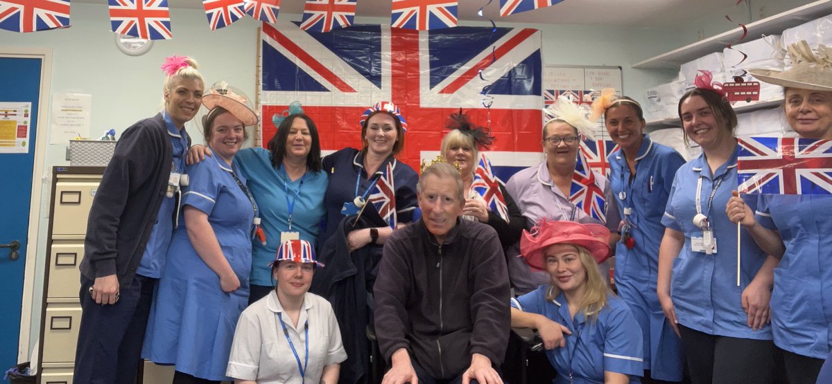 GenRoss9's tweet photo. @BCHFTStaff 
Widnes South Celebrating the Coronation together today with afternoon tea for lunch 🇬🇧 https://t.co/lthVZqq71m