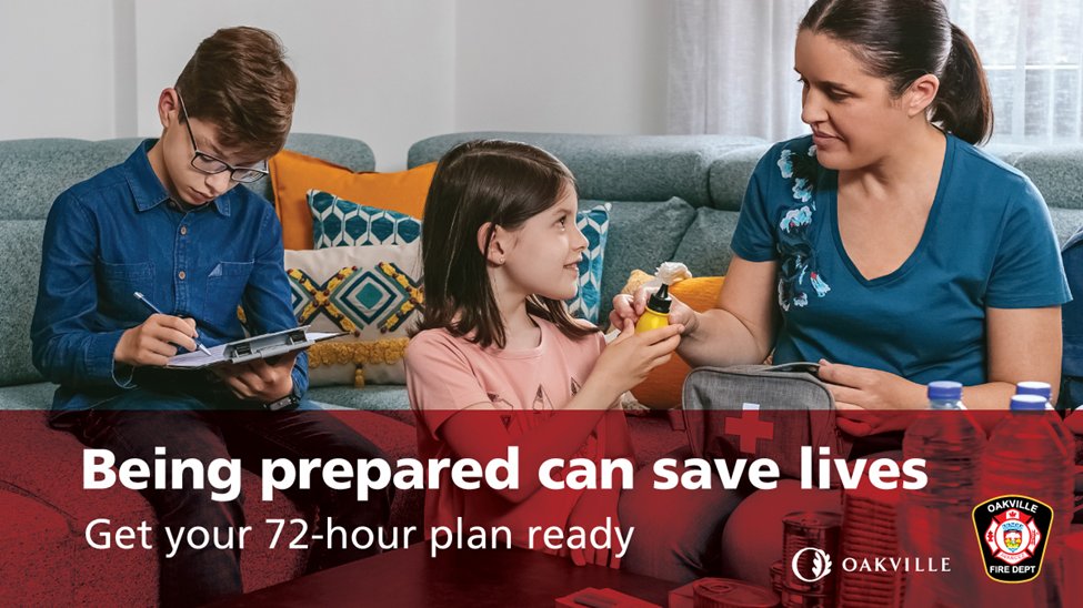 Emergency Preparedness Week is May 7-13. Be prepared to be self-sufficient for 72 hours with an emergency kit. Oakville Fire will be raising awareness and answer questions this Sat. and Sun. at Oakville Place Mall. Stop by, say hi and you could win your own #EmergencyKit.