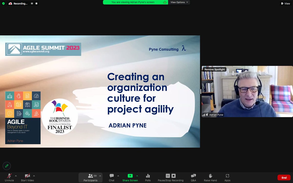 agile_summit's tweet photo. The day 1 of Agile Summit 2023 officially kicks-off with the first session by Adrian Pyne.

For agility to thrive, a supportive organisation culture is critical. In this session Adrian will describe what business agility is.
https://t.co/hrsY2iL9C6

#agile  #agilesummit2023 https://t.co/3GrXOQwt5Q