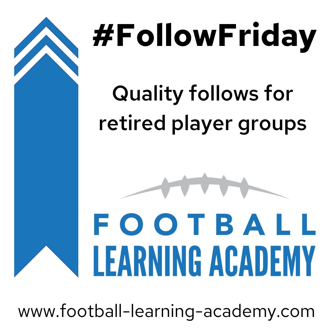 #FollowFriday #NFLTwitter #NFL   Retired Players Groups: @RetiredNFLers @NFLRPA @NFLPAFmrPlayers @GridironGreats @NFLAlumni @NFLLegends @NolanHarrison74