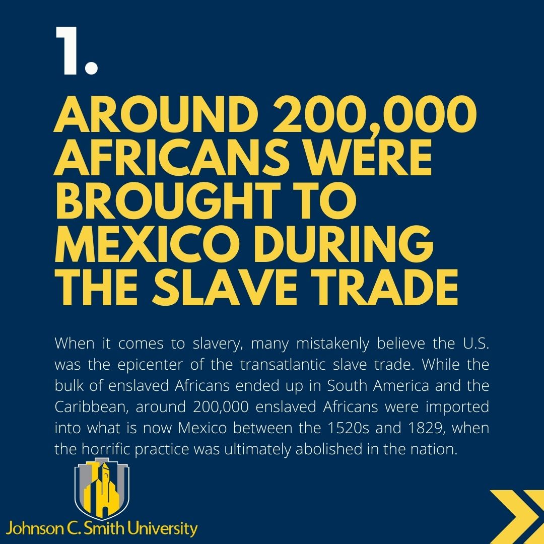 JCSUniversity's tweet photo. #CincodeMayo is the date that marks Mexico’s victory over the French during the Battle of Puebla in 1862.  Still, few of us know about the influences of African culture on our neighbors to the South.

Here are some things you may not have known about Afro-Mexican history. https://t.co/40xKZGU8M8