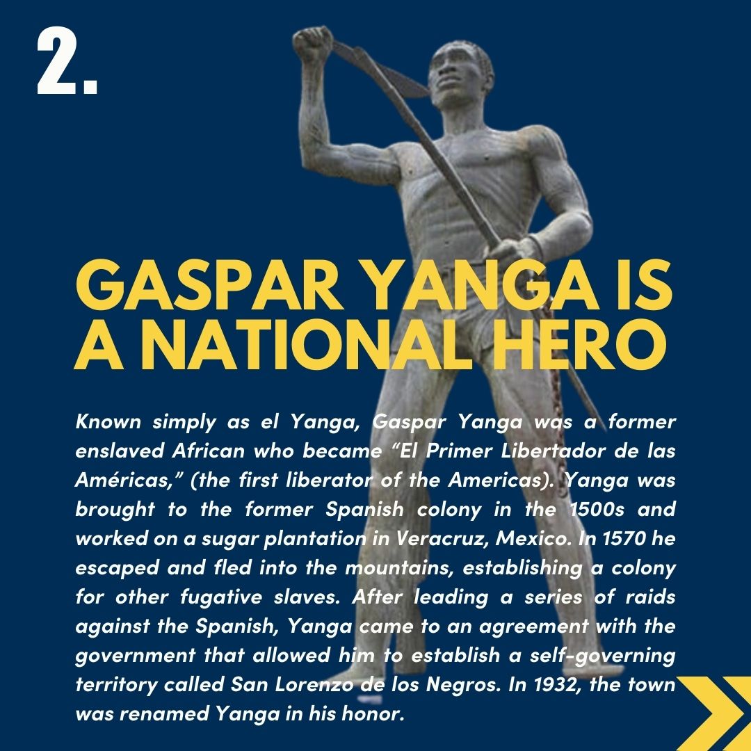 JCSUniversity's tweet photo. #CincodeMayo is the date that marks Mexico’s victory over the French during the Battle of Puebla in 1862.  Still, few of us know about the influences of African culture on our neighbors to the South.

Here are some things you may not have known about Afro-Mexican history. https://t.co/40xKZGU8M8