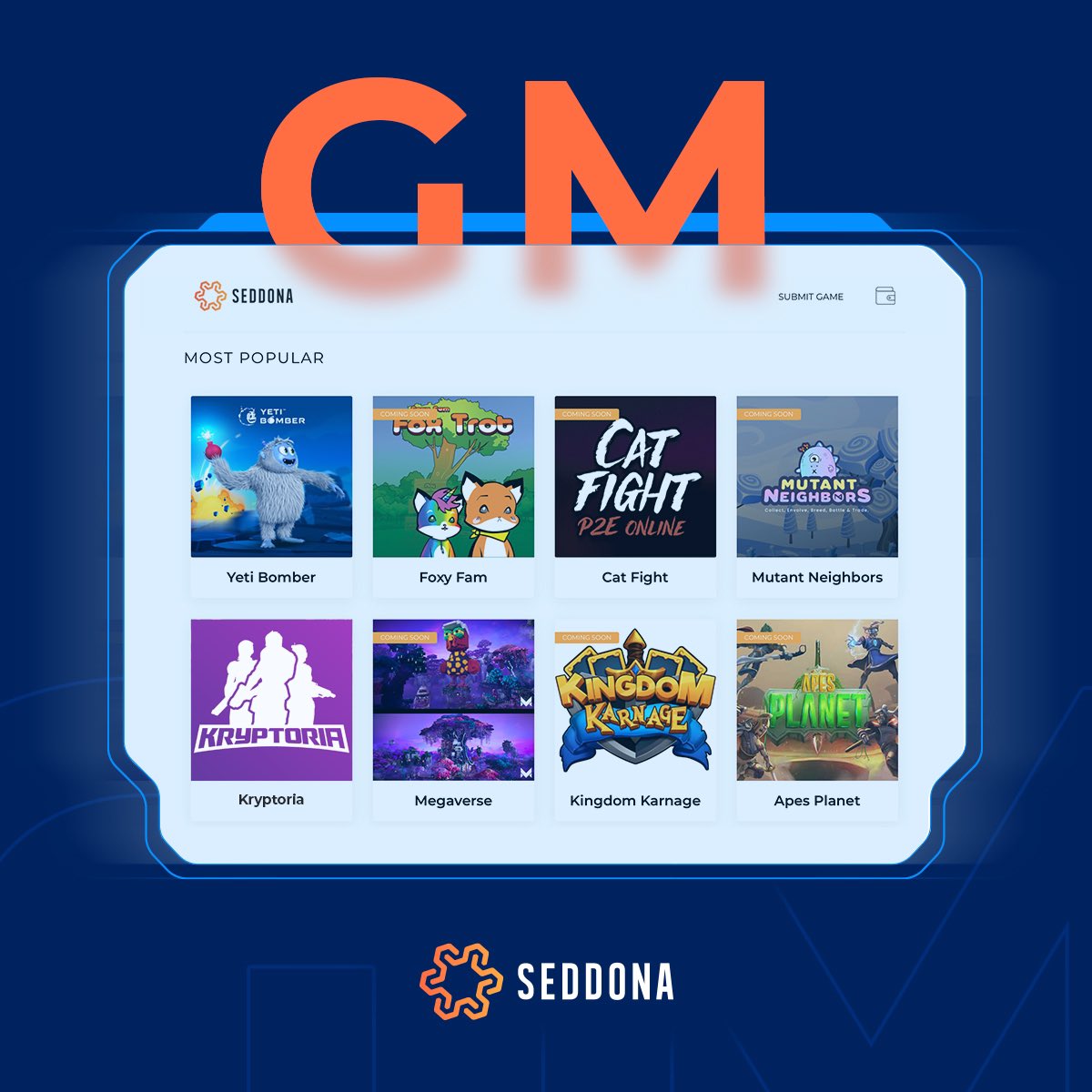 seddonaHQ's tweet image. GM Gamers 🎮