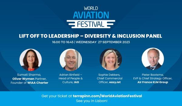 🙌 Diversity &amp; Inclusion: Lift Off to Leadership is back at #aviationfest with:

Sumati Sharma, <a href="/OliverWyman/">Oliver Wyman</a> Partner, Founder <a href="/TheWiAACharter/">Women in Aviation & Aerospace Charter</a> 
Adrian Binfield, IAG
Sophie Dekkers, <a href="/easyJet/">easyJet</a>
Pieter Bootsma, <a href="/AirFranceKLM/">Air France-KLM Group</a> 

Download agenda: ow.ly/phNU50OboBO
<a href="/nonstopflight/">Sumati</a>