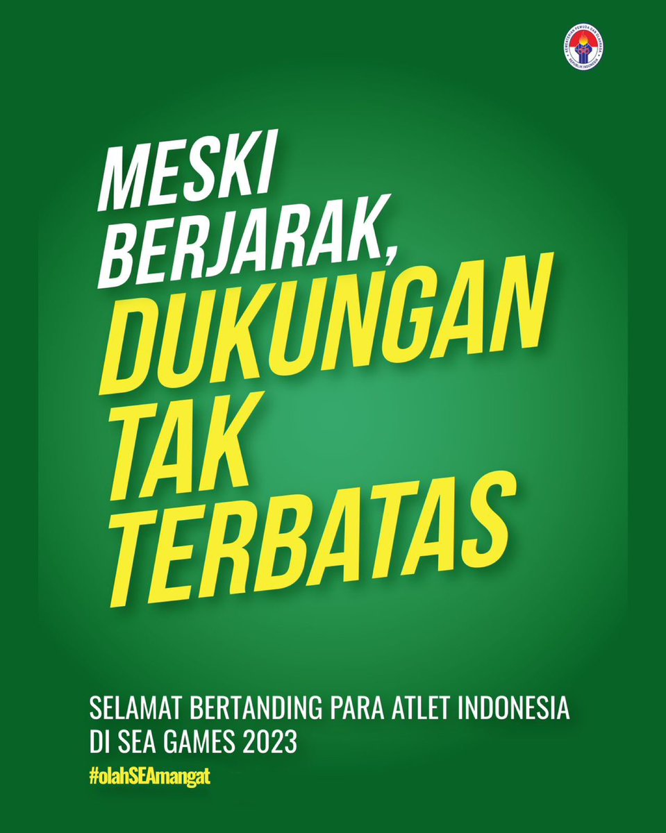 SJalaliyah's tweet photo. Tak habis kata dan doa untuk ngedukung atlet kita juga Menpora agar semakin maju dan lebih baik
#olahSEAmangat https://t.co/55RFPFB9He