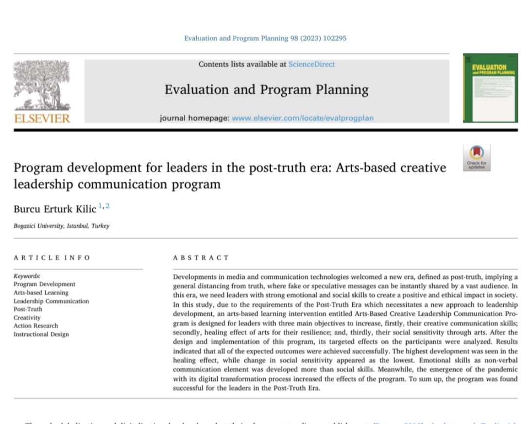 BRC (@burcuerturk) on Twitter photo I am very honored to reveal that the first article of my Ph.D. Thesis has just been published🙏🥰
Waiting for your valuable comments: authors.elsevier.com/a/1h12IY2idEBkH
<a href="/UniBogazici/">Boğaziçi Üni.</a> <a href="/ElsevierConnect/">Elsevier</a> <a href="/ElsevierTurkiye/">Elsevier Türkiye</a>
#arts #leadership #development #communication #creativity #posttruth I am very honored to reveal that the first article of my Ph.D. Thesis has just been published🙏🥰
Waiting for your valuable comments: authors.elsevier.com/a/1h12IY2idEBkH
<a href="/UniBogazici/">Boğaziçi Üni.</a> <a href="/ElsevierConnect/">Elsevier</a> <a href="/ElsevierTurkiye/">Elsevier Türkiye</a>
#arts #leadership #development #communication #creativity #posttruth