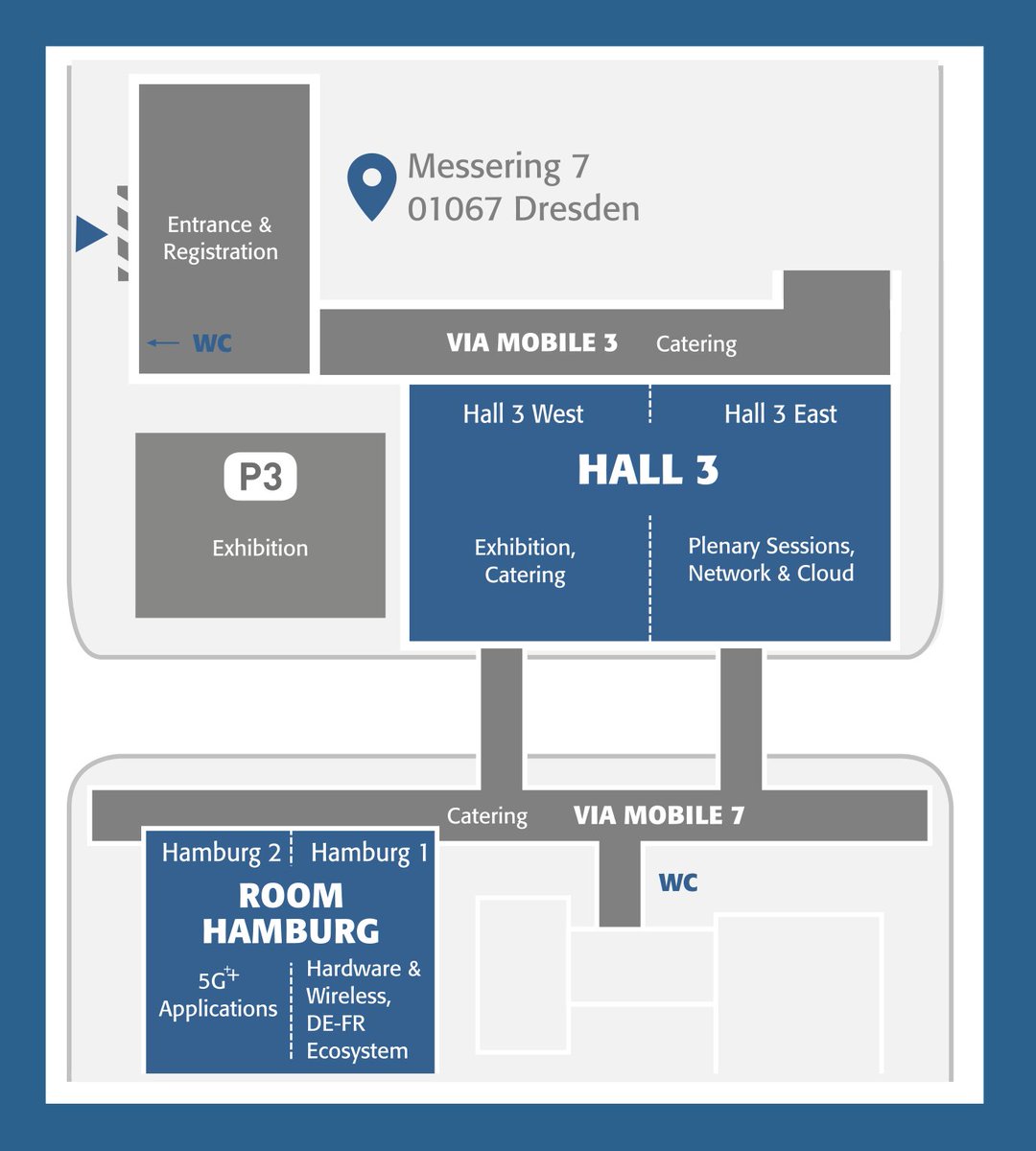 On Tuesday, the gates open to the <a href="/IEEEorg/">IEEE</a> 6G Summit at Messe #Dresden. We're ready to welcome you at Messering 7 - please note that this is a different entrance this year. 📌
Check out the latest agenda on 5gsummit.org/dresden/ 📅
<a href="/ComSoc/">IEEE ComSoc</a> <a href="/5g_lab/">5G Lab Germany</a>