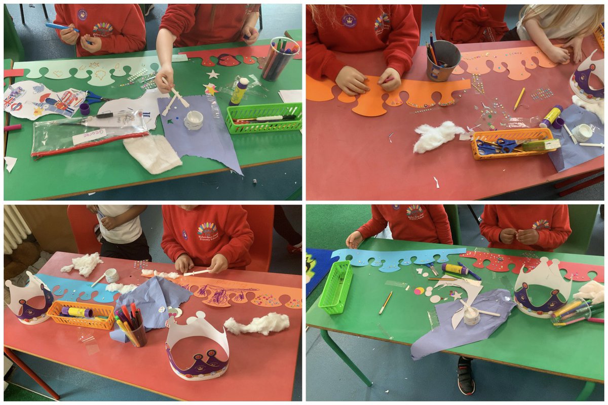 Y1RDPS's tweet photo. #RDPSY1 are making their own crowns fit for a King! (Or Queen!) 👑🫅🏽👸🏼 @RoyalFamily https://t.co/Lsd4mXpHQ4