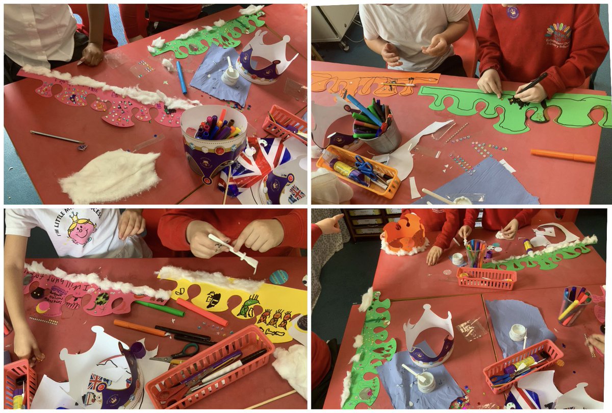 Y1RDPS's tweet photo. #RDPSY1 are making their own crowns fit for a King! (Or Queen!) 👑🫅🏽👸🏼 @RoyalFamily https://t.co/Lsd4mXpHQ4