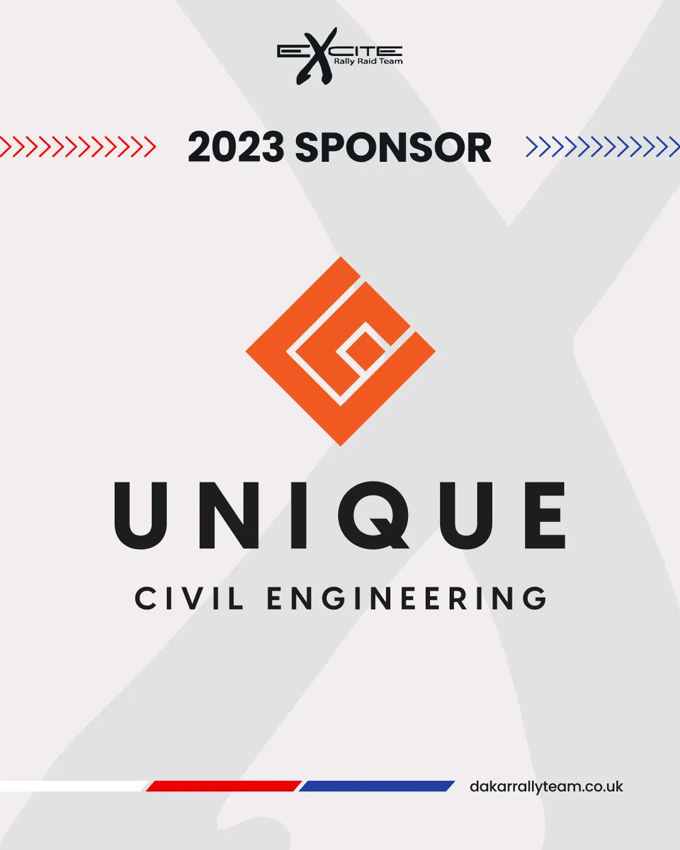 ExciteDakarGB's tweet photo. A big warm welcome to our first NEW partner for the 2023 season - Unique Civil Engineering. 

Thank you to Paul and his team for joining our journey. 

We look forward to working with you across the year. 🧡  

#uniquecivilengineering #engineering #poole #dorset #motorsport https://t.co/lUUBv1mW5e