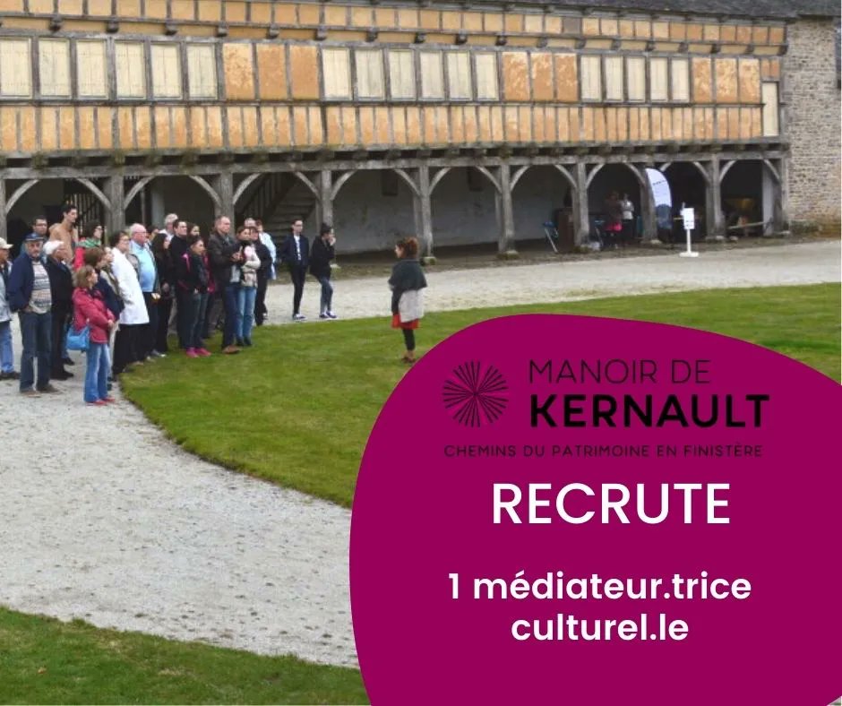 DMFinistere's tweet photo. #Recrutement #CDP29 Manoir de Kernault 👫 
✅ 1 médiateur.trice culturel.le
▶️ + info https://t.co/UlhGpcF6dk 
Merci pour les RT🙂 
#Emploi #Finistere #Patrimoine #culture https://t.co/9wvcSH3IHN