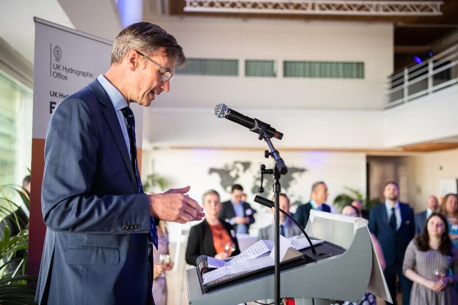 UKHO's tweet photo. We hosted an evening reception for @IHOhydro Assembly delegates, providing an opportunity to continue the conversation on the evolving maritime sector.
We highlighted how we’re focused on creating assured, secure, reliable services for mariners today and tomorrow.
#IHOAssembly https://t.co/7tvJSEg0xJ