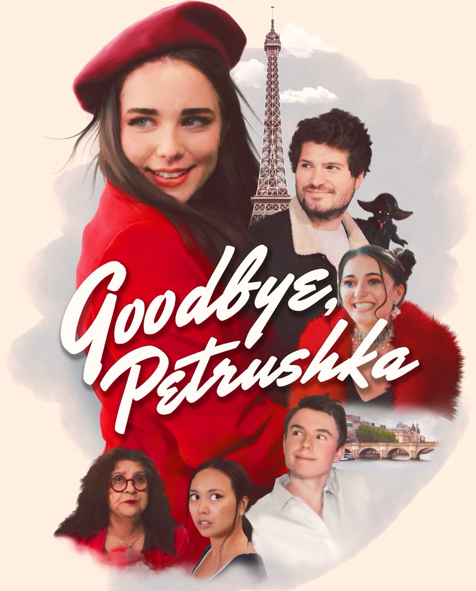 Une jeune femme aux yeux étoilés et maladroite avec un grand cœur rencontre un patineur artistique malchanceux à Paris, et les deux changent la vie de l'autre de manière inattendue. #goodbyepetrushka #indierights #france