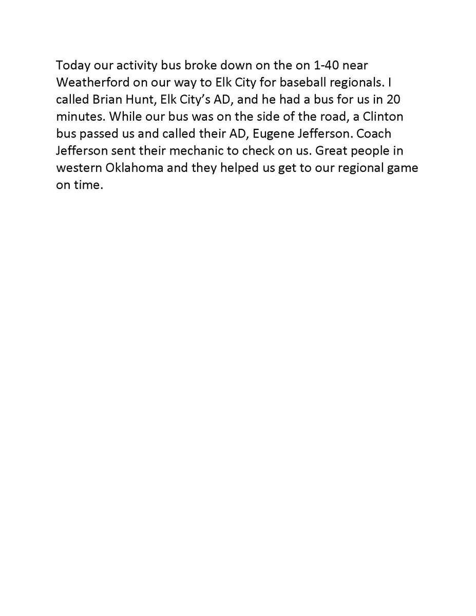 OSSAA tweet media