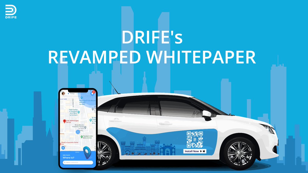 Drife_official's tweet photo. 🎉 Exciting news, DRIFERs! 🎉 

The wait is over as the revamped whitepaper is finally here! 🚀 

Get ready to learn about our innovative approach to decentralized ride-hailing 🚙💥 

Read here 👉 https://t.co/YF88plB9R6

#DRIFE #Whitepaper #DecentralizedRideHailing https://t.co/clBRXJUEMw