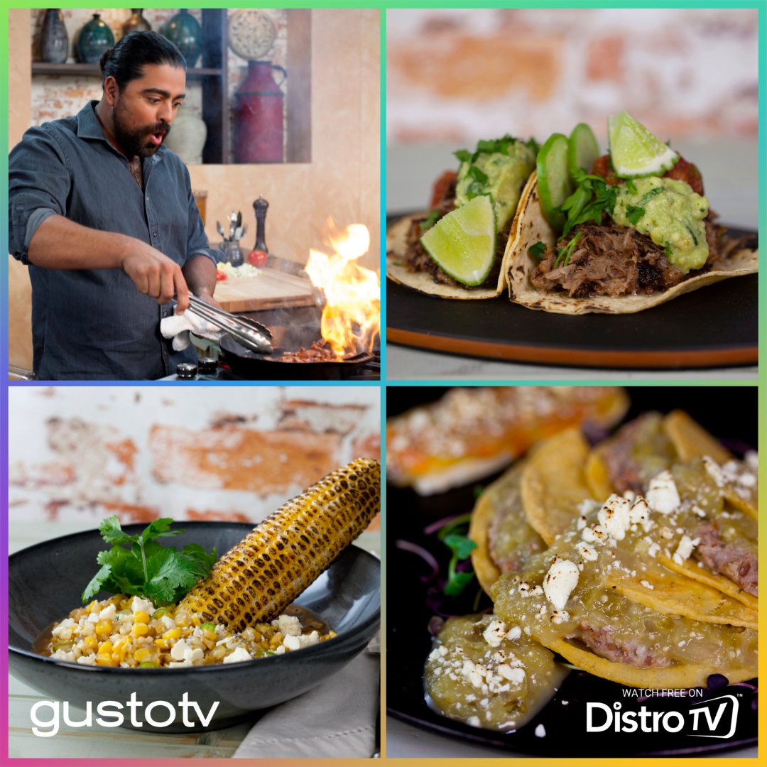 DistroTV's tweet photo. 🎉🇲🇽 Celebrate Cinco de Mayo with @gustotv's Luis Valenzuela, who's sure to inspire you with traditional and tasty Mexican dishes! 🌮🌶️ Now available for free on DistroTV! #CincoDeMayo #GustoTV #MexicanCuisine #DistroTV
Watch Now: https://t.co/mnEsc5Ts4K https://t.co/Ii1yPmH7JJ