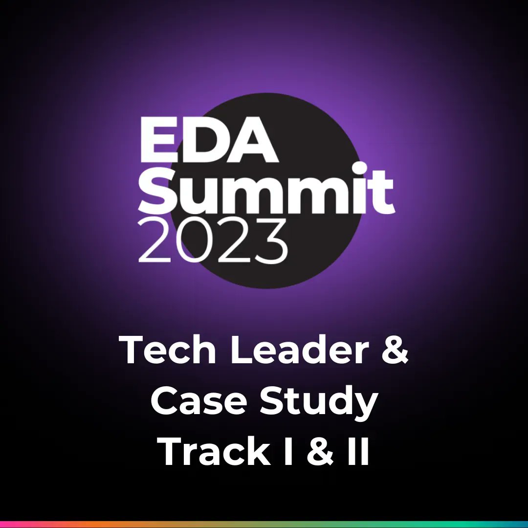 EDAsummit's tweet photo. Check out our Technical Leaders track at #EDASummit on May 10th to hear from industry experts as they talk about using EDA as a strategy to build a foundation for #DigitalTransformation. Don't miss the opportunity to learn from the best!
More speakers: https://t.co/y06vdxKdA2 https://t.co/pFYO6GUcXD