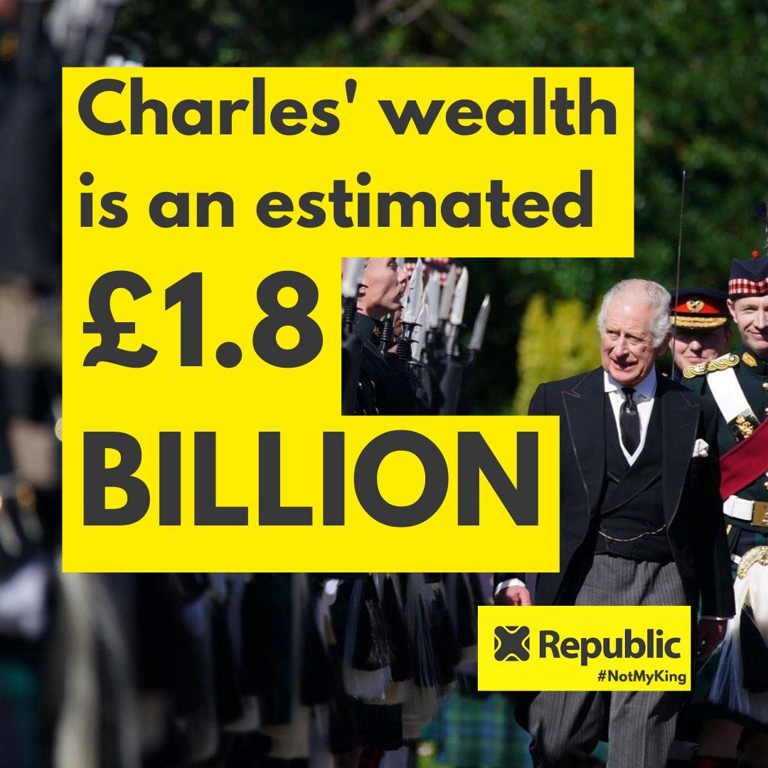 But still wants you to pay for his parade #NotMyKing #AbolishTheMonarchy