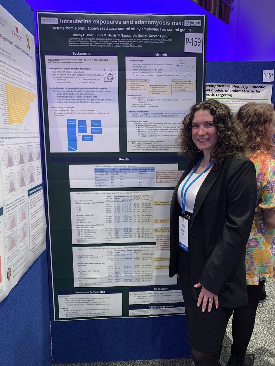 Proud to present on intrauterine exposures and #adenomyosis at #WCE2023 <a href="/KristenUpson/">Kristen Upson</a> <a href="/bluelobsta/">Dr. Holly Harris</a> <a href="/suzieassanie/">Sawsan As-Sanie, MD MPH</a>