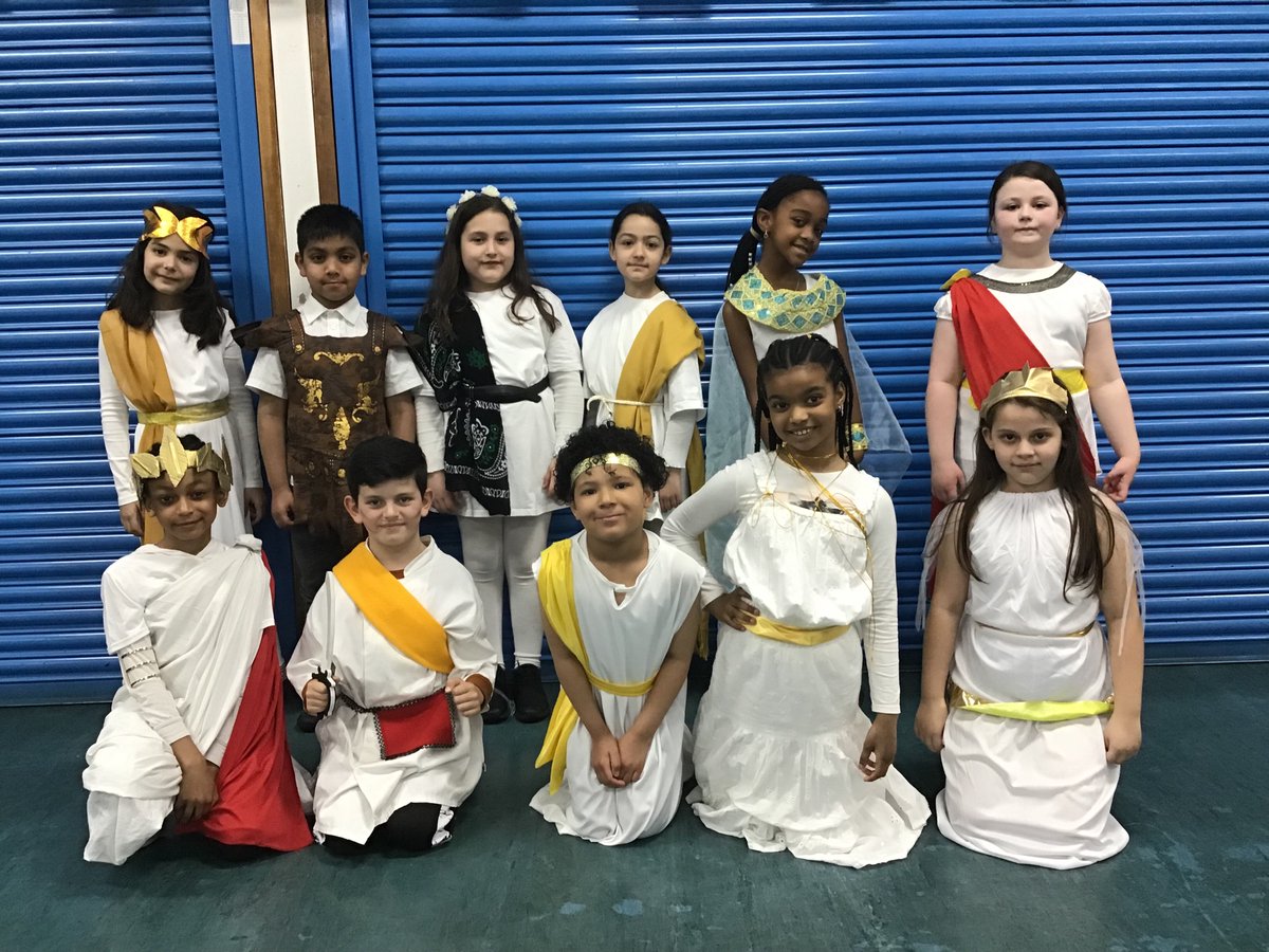 Year 3 have been time travelling today and gone all the way back to Ancient Greece. They have really enjoyed learning about life back then and they look fantastic!