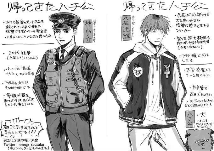 今日の無配です!まだ残ってるのである分は本に付けます〜
#コミティア144 #COMITIA144 #創作BL 