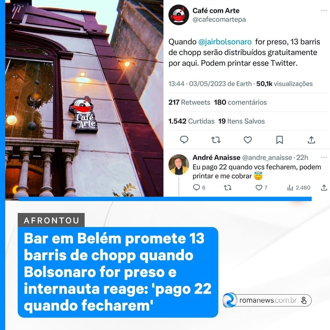luanava36633282's tweet photo. Via 📸👩🏼💻 @RomaNewsOficial
Um salve para o @AndreAnaisse 🇧🇷 pela resposta.
Te vejo nos comentários! 🙌
#cafecomnota
#direitavalente
#direita
#direitaconservadora
#noticias
#noticiasdobrasiledomundo
#cafecomarte
#lula
#bolsonaro https://t.co/6halpMR2v7