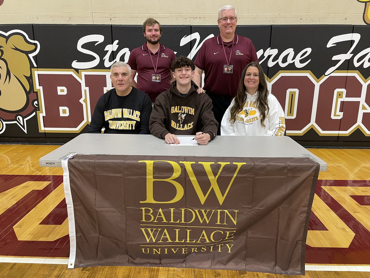 Congratulations to AJ Pestello as he continues his academic and athletic career at Baldwin Wallace University.