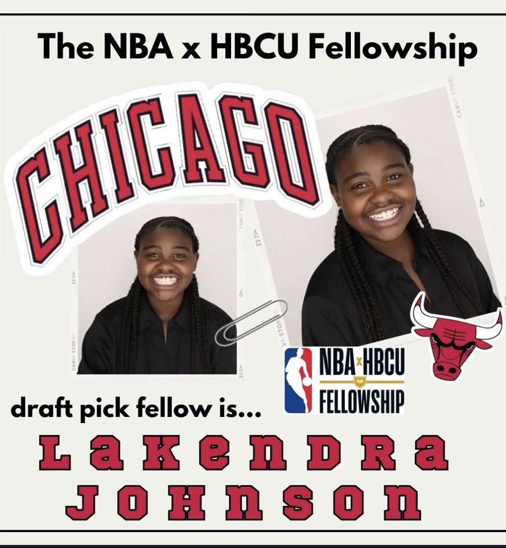ShortyLJ25's tweet photo. Blessed beyond measures to announce that I have been selected to be a marketing fellow intern for the Chicago Bulls this summer! I would like to thank everyone who has been apart of this journey so far and I’m excited ! 🏆❤️ https://t.co/rTTjHGJsCM