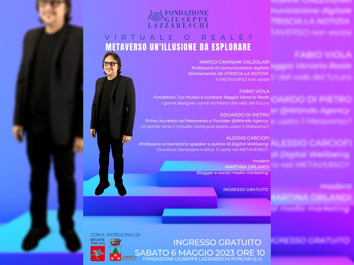 FGLazzareschi's tweet photo. Noi siamo pront. E tu? Ti aspettiamo Anche in diretta streaming su youtube
https://t.co/6ReoWQbMvW
SABATO 6 MAGGIO ORE 10 https://t.co/v7sFLW4GJF
