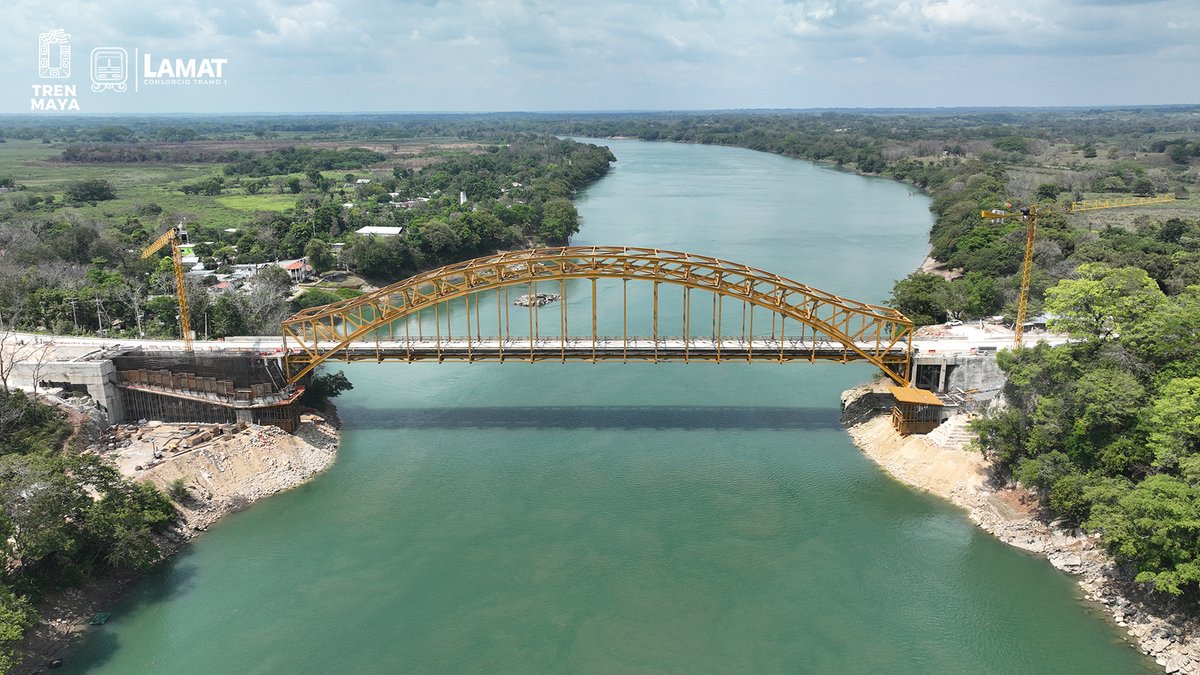 IDEAM_TYLin_Co's tweet photo. 👷‍♂️ AVANCE DE LA EJECUCIÓN DEL NUEVO PUENTE DE BOCA DEL CERRO, EN EL TREN MAYA, MÉXICO

#IDEAM_a_TYLin_Company #puentes #mexico #TrenMaya #bocadelcerro https://t.co/rMr8jTgsYW