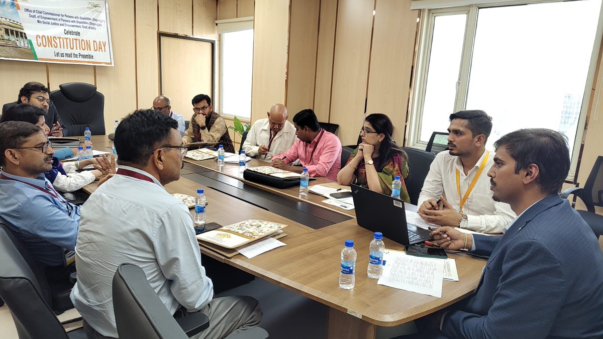 socialpwds's tweet photo. Further  more than 100 people became an active part of the  2 Working Groups namely Skilling and Employment, wherein 6 Round table discussions were held to frame strategies for Skilling and employment of PwDs. https://t.co/PVOYkhGOAl
