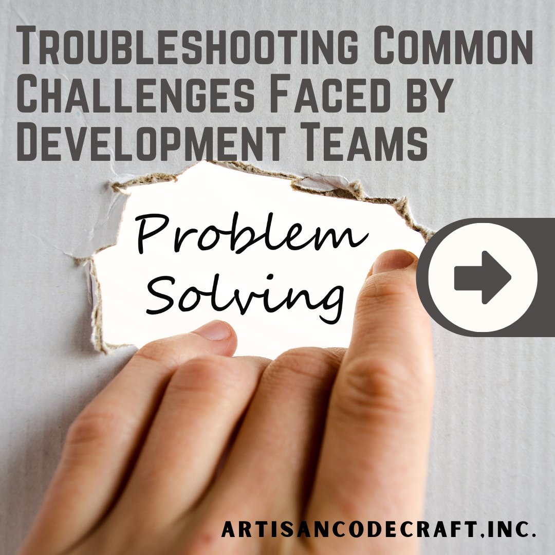 ArtCodeCraft's tweet image. Having troubles with your #DevelopmentTeam? Learn how to solve common issues with @ArtisanCode Craft&apos;s latest YouTube video! Ready to master the art of #Troubleshooting? Check it out. Let us know what you thought! #Coding